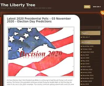 Thelibertytree.me(Dissent Gave Birth to this Nation) Screenshot