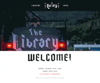 Thelibraryhoughton.com(The Library) Screenshot