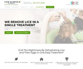 Theliceremovalclinic.com(Lice Treatment & Removal) Screenshot