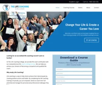 Thelifecoachingcollege.com.au(The Life Coaching College) Screenshot