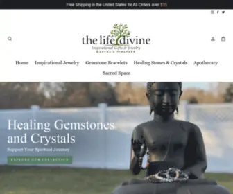 Thelifedivine.com(Semi Precious Gemstones) Screenshot