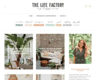 Thelifefactory.be(The Life Factory) Screenshot