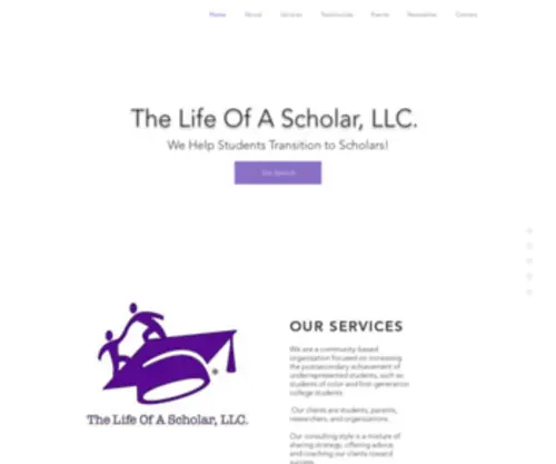 Thelifeofascholar.org(Home) Screenshot