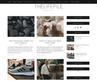 Thelifepile.com(Lifestyle blog for Doha) Screenshot