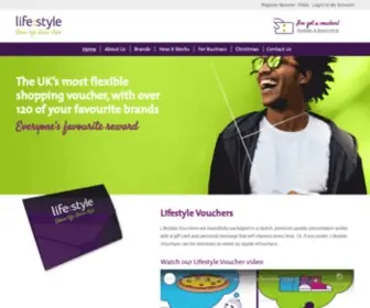 Thelifestylevoucher.co.uk(Lifestyle Gift Vouchers) Screenshot