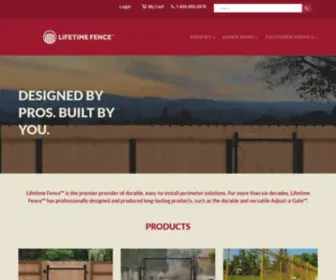 Thelifetimefence.com(Lifetime Fence) Screenshot