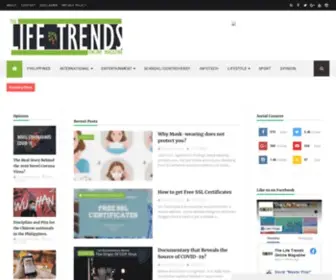 Thelifetrends.com(The Life Trends Online Magazine) Screenshot