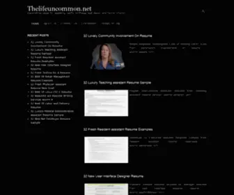 Thelifeuncommon.net(HostGator Website Startup Guide) Screenshot