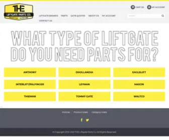 Theliftgateparts.com(THE Liftgate Parts Co) Screenshot