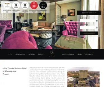 Thelighthotelpg.com(Premier Business Hotel) Screenshot