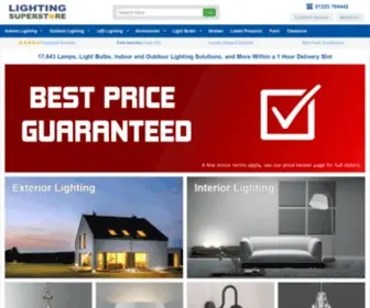 Thelightingsuperstore.co.uk(Quality Home Lighting) Screenshot
