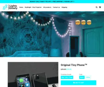 Thelightsglowly.com(Djxnsnfc) Screenshot