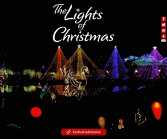 Thelightsofchristmas.com(The Lights of Christmas Festival) Screenshot