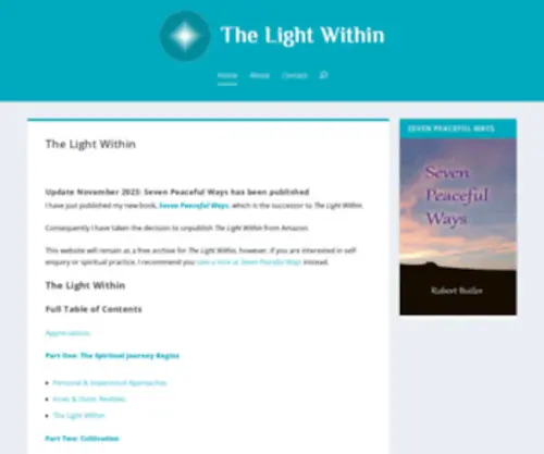 Thelightwithin.co.uk(The Light Within) Screenshot