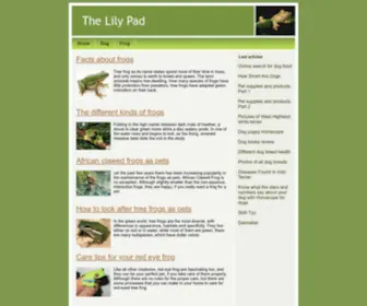 Thelilypad.org(The Lily Pad) Screenshot