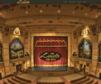 Thelincoln.org(The Lincoln Theatre) Screenshot