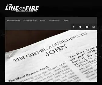 Thelineoffire.org(The Line of Fire) Screenshot