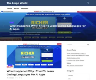 Thelingoworld.com(The Lingo World) Screenshot