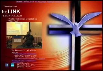 Thelinkbaptistchurch.org(The Link) Screenshot