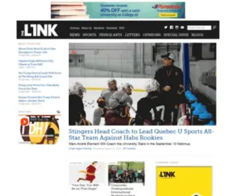 Thelinknewspaper.ca(The Link) Screenshot