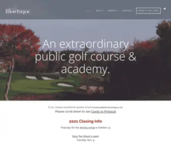 Thelinksatmontague.com(The Links at Montague Golf Course & Academy) Screenshot