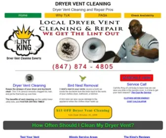 Thelintking.com(Dryer Vent Cleaning. The Lint King) Screenshot