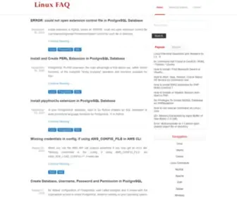 Thelinuxfaq.com(Installations And Tutorials) Screenshot