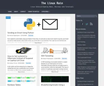 Thelinuxrain.com(The Linux Rain) Screenshot
