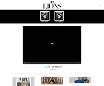 Thelionsny.com(The Lions Model Management LLC) Screenshot