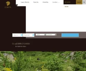 Thelionvail.com(Luxury Vacation Rentals) Screenshot