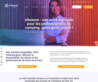 Thelis.fr(Logiciel camping & solutions pour les professionnels du camping) Screenshot