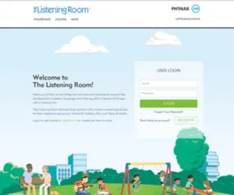 Thelisteningroom.com(The Listening Room) Screenshot