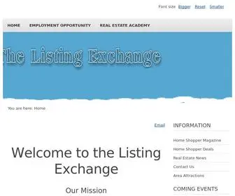 Thelistingexchange.com(The Listing Exchange for Real Estate Professionals) Screenshot