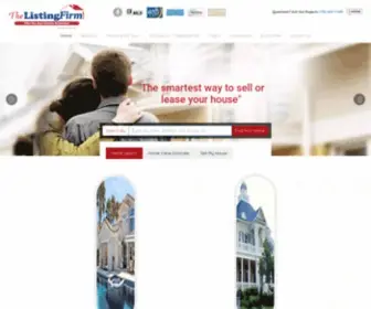 Thelistingfirm.com(The Listing Firm) Screenshot