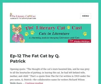 Theliterarycatcast.com(The Literary CatCast) Screenshot