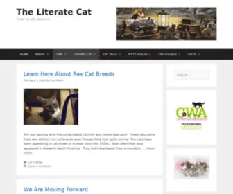 Theliteratecat.com(The Literate Cat) Screenshot