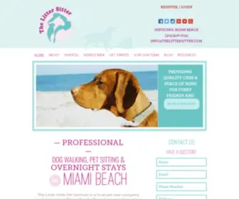 Thelittersitter.com(The Litter Sitter Pet Services) Screenshot