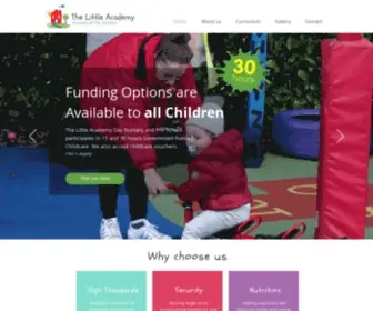 Thelittleacademy.co.uk(The Little Academy nursery and pre) Screenshot