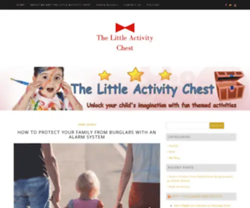 Thelittleactivitychest.com(The Little Activity Chest) Screenshot