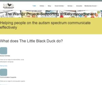 Thelittleblackduck.com.au(Centre for Autism Communication Services inc) Screenshot