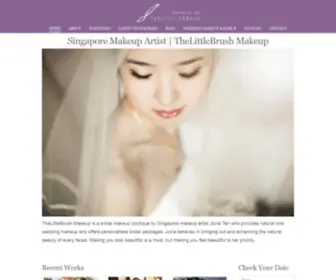 Thelittlebrush.com(Bridal Makeup Artist Singapore) Screenshot