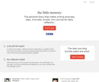 Thelittlememory.com(Little memory) Screenshot