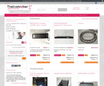 Thelivebroker.com(The Live Broker est LE spécialiste de la vente de matériel audiovisuel pour la scène) Screenshot