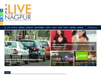 Thelivenagpur.com(The Live Nagpur) Screenshot