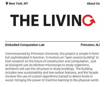 Thelivingnewyork.com(The Living) Screenshot