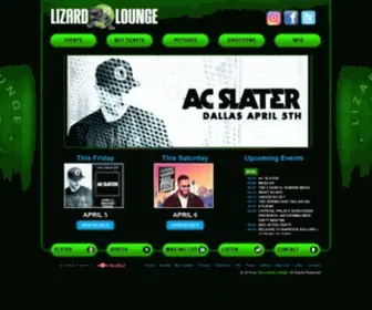 Thelizardlounge.com(The World Famous Lizard Lounge) Screenshot