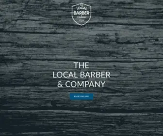 Thelocalbarber.ca(The Local Barber & Company) Screenshot