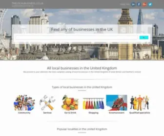 Thelocalbusiness.co.uk(All local businesses in the United Kingdom) Screenshot