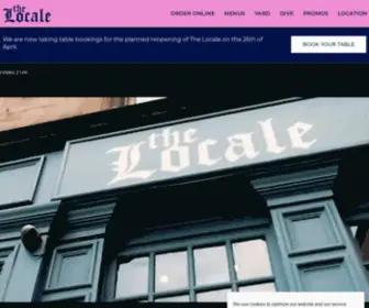 Thelocaleglasgow.com(Family run neighbourhood bar) Screenshot