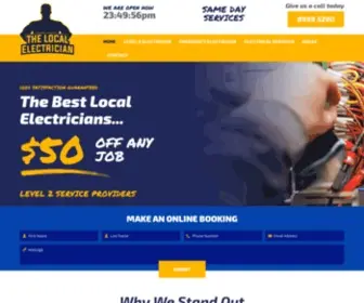 Thelocalelectrician.com.au(The Local Electrician Sydney) Screenshot